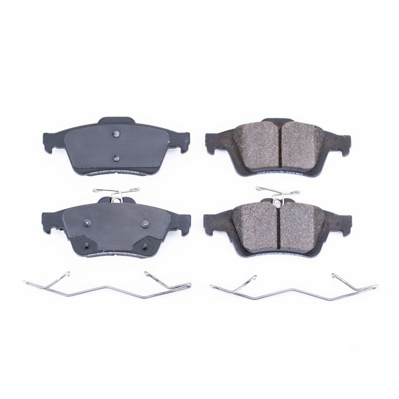 PSB Z17 Evolution Brake Pads - Power Stop 2016 Ford Focus Rear Z17 Evolution Ceramic Brake Pads w/Hardware