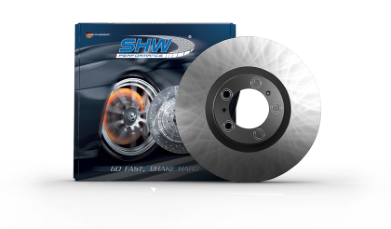SHW Smooth Monobloc Rotors - SHW 19-22 Porsche Macan 2.0L V6 Front Left Smooth Monobloc Brake Rotor (95B615301AB)