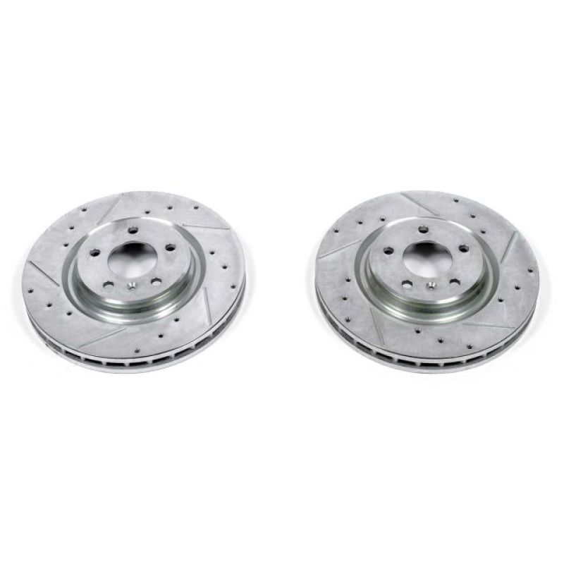 PSB Evolution Drill/Slot Rotor - Power Stop 05-08 Pontiac Grand Prix Front Evolution Drilled & Slotted Rotors - Pair