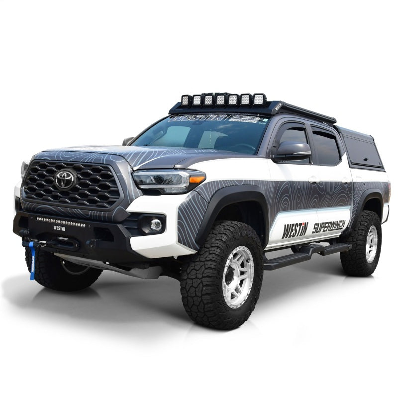 WES Running Boards - HDX - Westin 05-23 Toyota Tacoma DC HDX Running Boards - Tex. Blk
