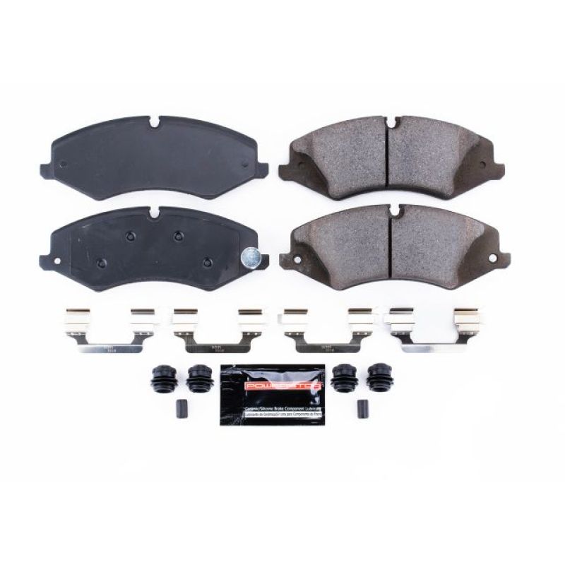 PSB Z23 Evolution Brake Pads - Power Stop 2017 Land Rover Discovery Front Z23 Evolution Sport Brake Pads w/Hardware