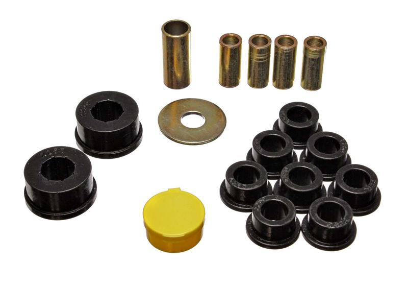 ES Watts Link Bushings - Black - Energy Suspension 79-85 Mazda RX7 Black Rear Watts Link Set