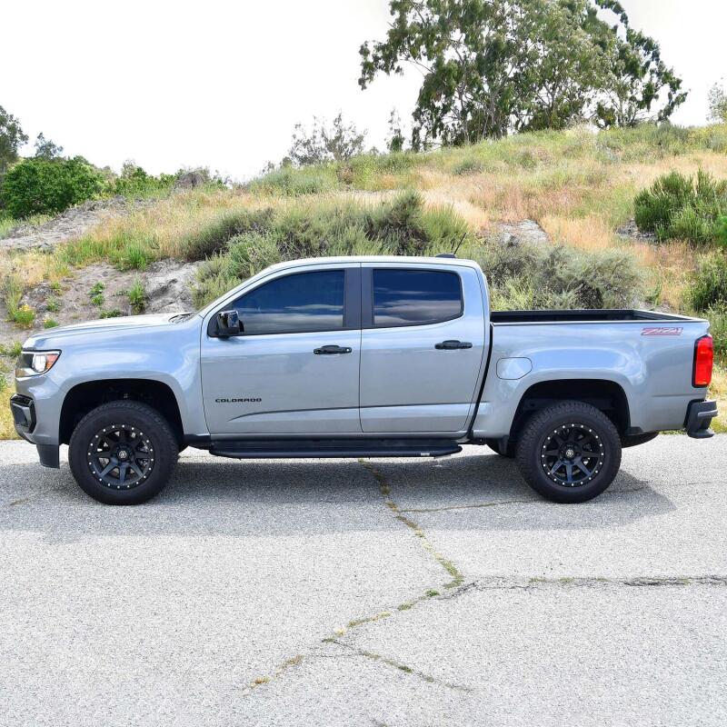 WES Running Boards - Outlaw - Westin 15-24 GMC Canyon Crew Cab Outlaw Running Boards - Textured Black