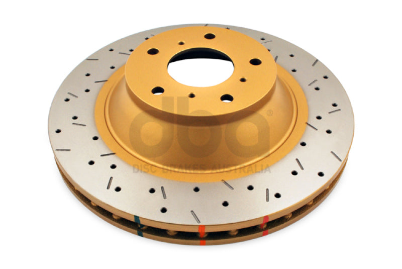 DBA 4000 Slot&Drill Rotors - DBA 97-05 Holden Commodore / Ute Front Drilled & Slotted 4000 Series Rotor