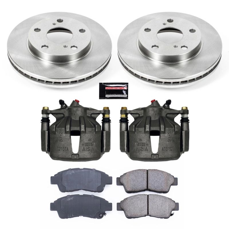 PSB Autospecialty Kit w/Cals - Power Stop 92-01 Toyota Camry Front Autospecialty Brake Kit w/Calipers