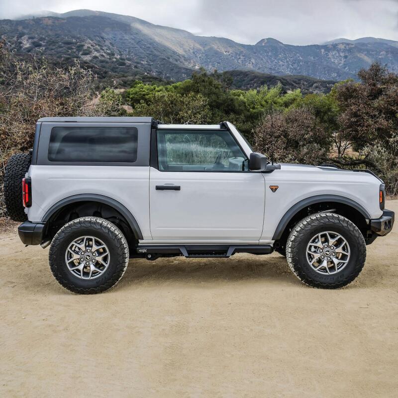 WES Nerf Bars - HDX Drop - Westin/HDX 2021+ Ford Bronco (2-Door) Drop Nerf Step Bars - Textured Black