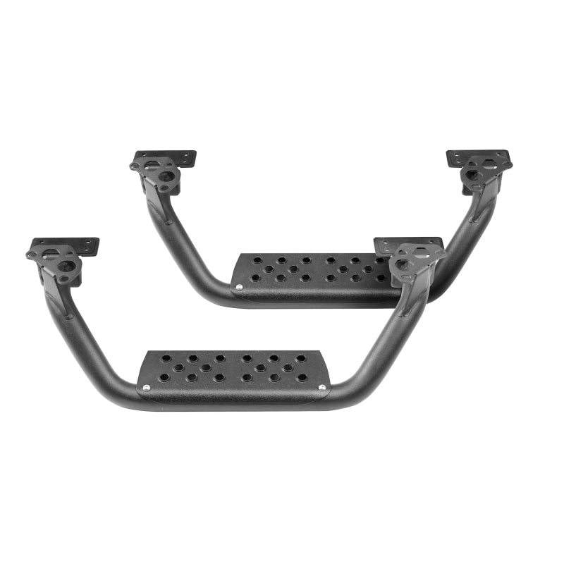 GOR Dom Extreme D6 - Go Rhino Dominator Extreme D6 SideSteps - Tex Blk - 4in Drop Down Steps (Pair)