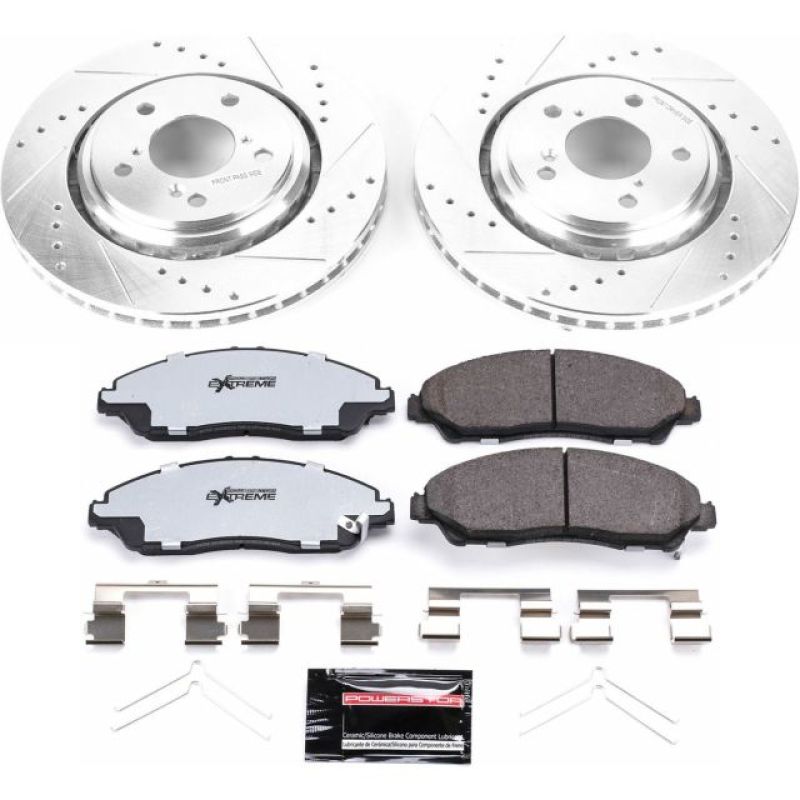 PSB Z36 Truck & Tow Kit - Power Stop 17-19 Acura MDX Front Z36 Truck & Tow Brake Kit