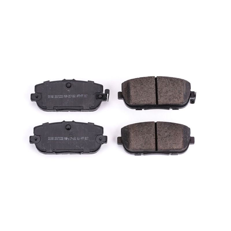 PSB Z16 Evolution Brake Pads - Power Stop 17-19 Fiat 124 Spider Rear Z16 Evolution Ceramic Brake Pads