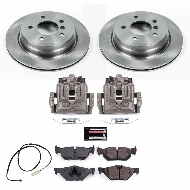 PSB Autospecialty Kit w/Cals - Power Stop 13-15 BMW X1 Rear Autospecialty Brake Kit w/Calipers