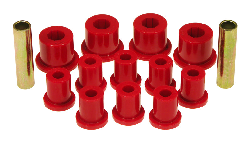 PRO Spring/Shackle Bush- Red - Prothane 70-74 AMC AMX/Javelin Spring & Shackle Bushings - Red