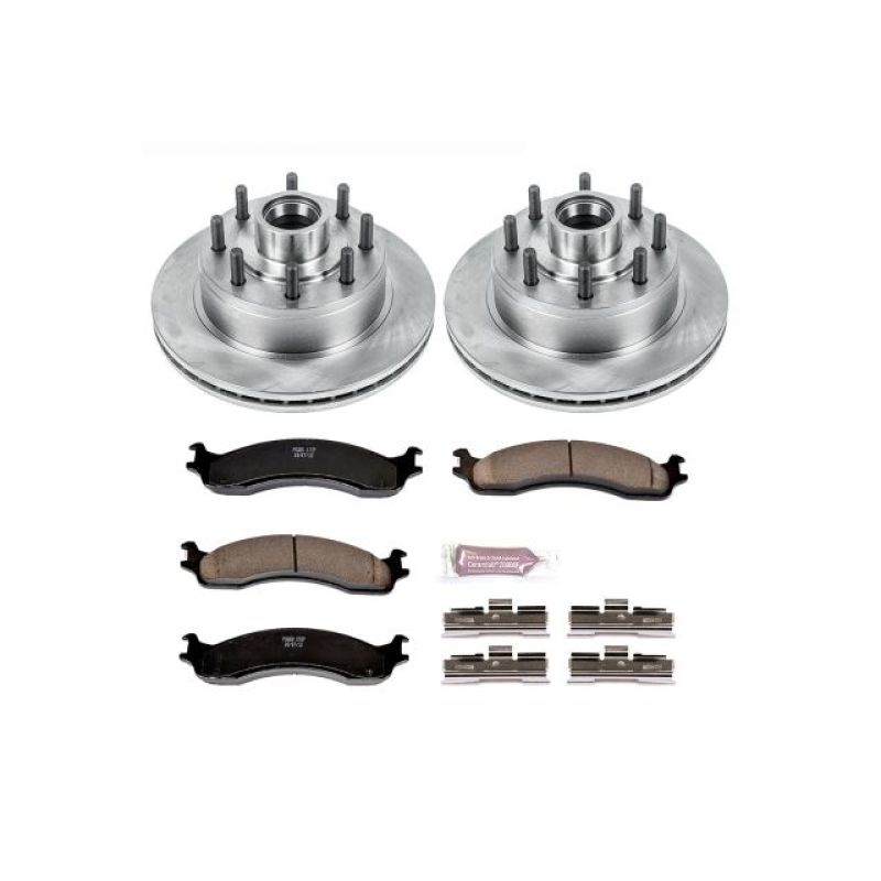 PSB Autospecialty Rotor - Power Stop 99-07 Ford E-350 Super Duty Front Autospecialty Brake Kit