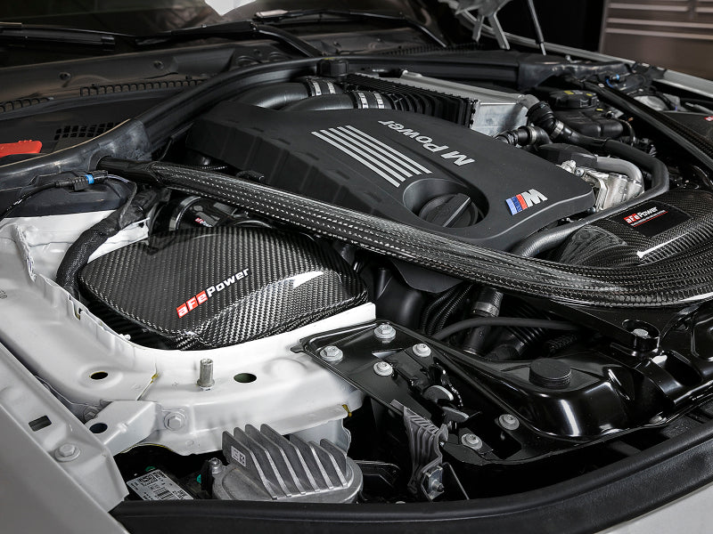 AFE Black Series Carbon Fiber Cold Air Intakes - aFe Momentum GT Pro 5R Cold Air Intake System 15-17 BMW M3/M4 S55 (tt)