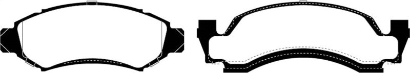 EBC Yellowstuff Brake Pad Sets - EBC 1974 AMC Ambassador 5.0L Yellowstuff Front Brake Pads