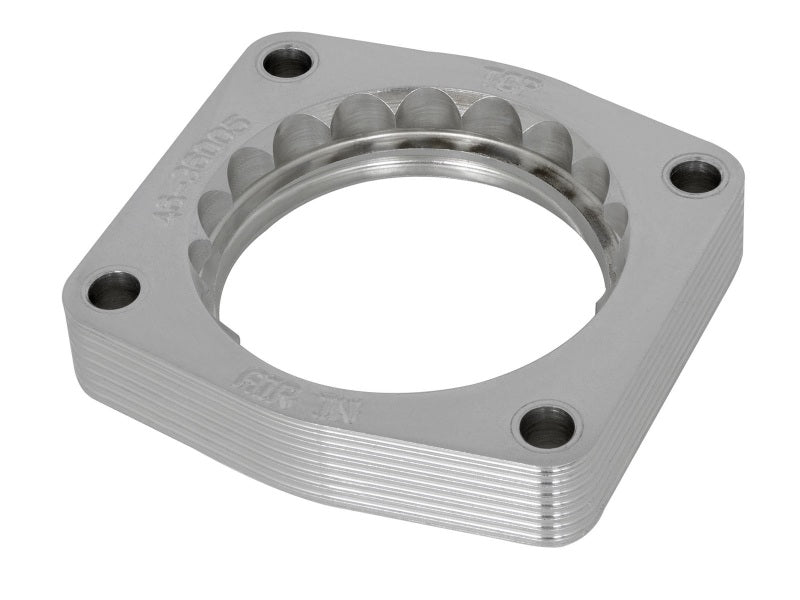 AFE Silver Bullet TBS - aFe Silver Bullet Throttle Body Spacers TBS 01-16 Nissan Patrol (Y61) I6-4.8L w/ Automatic Trans