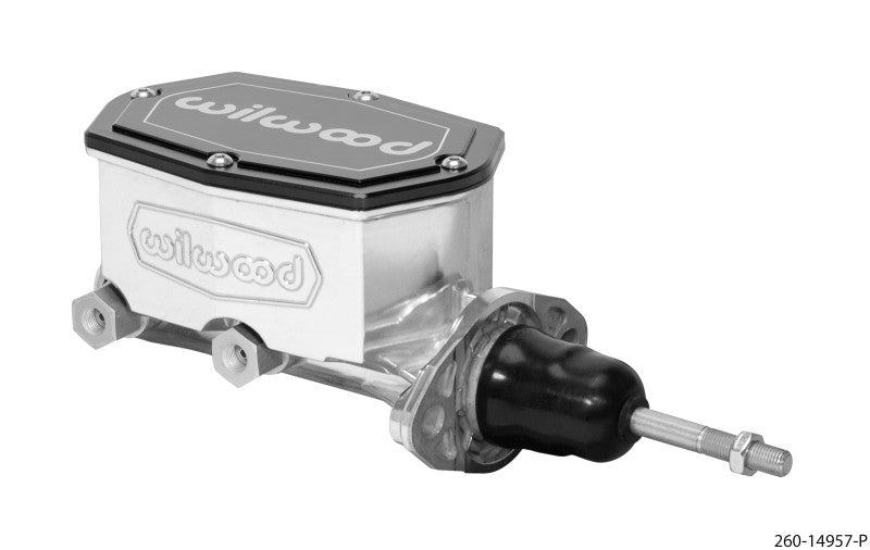 WIL Master Cylinder - Wilwood Compact Tandem Master Cylinder - 7/8in Bore - w/Pushrod (Ball Burnished)