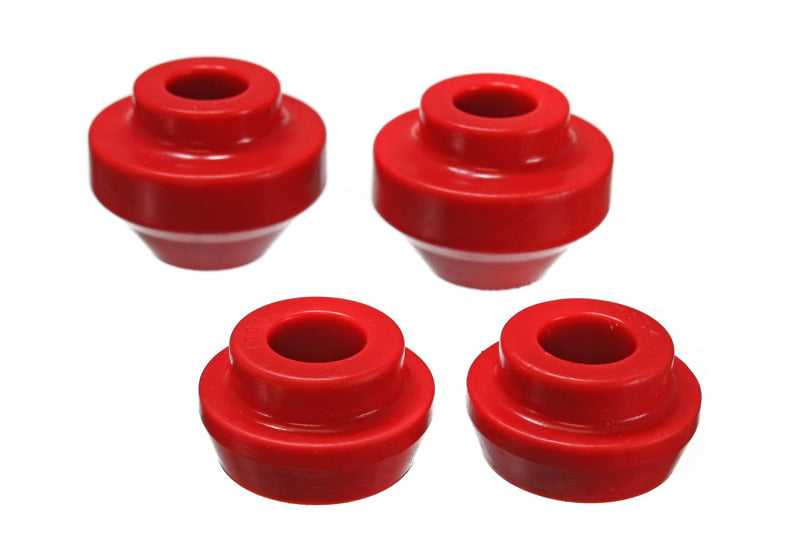 ES Strut Bushings - Red - Energy Suspension Ford Strut Arm Bushing Set - Red