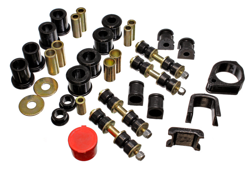 ES Hyper-Flex Sets - Black - Energy Suspension 97-01 Ford Escort/ZX2 Black Hyper-flex Master Bushing Set