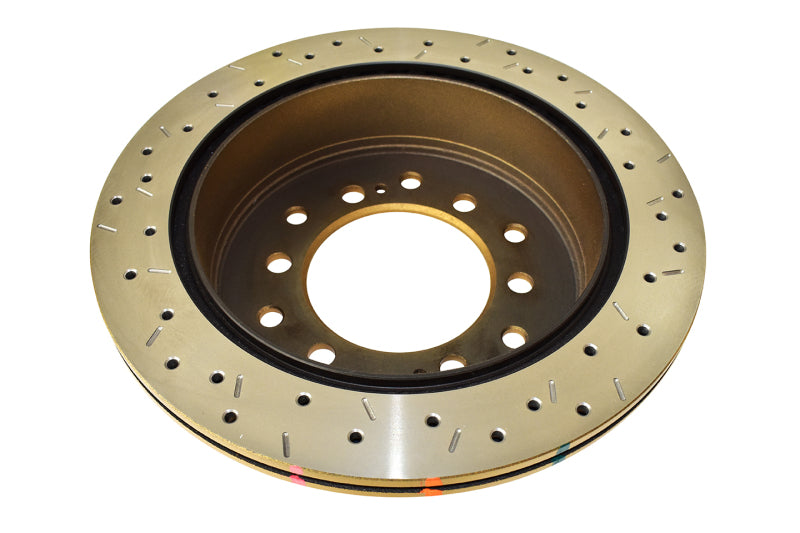 DBA 4000 Slot&Drill Rotors - DBA Toyota Cruiser Rear Drilled & Slotted 4000 Series Rotor