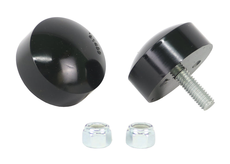 WL Bump Steer Kits - Whiteline Universal Bump Stop Disk (Pair) - H:1in Dia: 2in