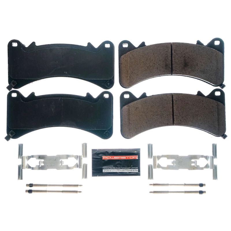PSB Z23 Evolution Brake Pads - Power Stop 17-19 Cadillac Escalade Front Z23 Evolution Sport Brake Pads w/Hardware
