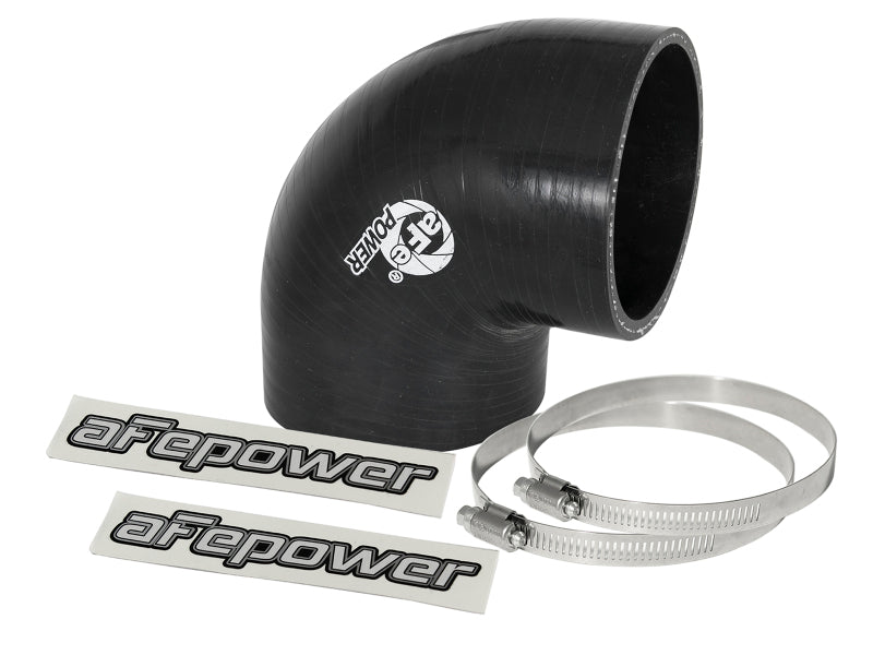 AFE Elbow Reducing Couplers - aFe Magnum FORCE Intake Coupling Kit (3-7/8 IN ID x 2-1/2 IN L) Straight Bellow-Coupler - Black