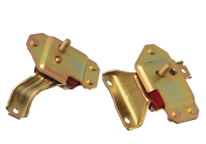 ES Motor Mounts - Red - Energy Suspension Mustang 4.6L Motor Mounts - Red