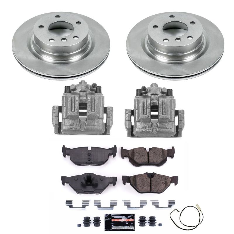 PSB Autospecialty Kit w/Cals - Power Stop 2006 BMW 325i Rear Autospecialty Brake Kit w/Calipers