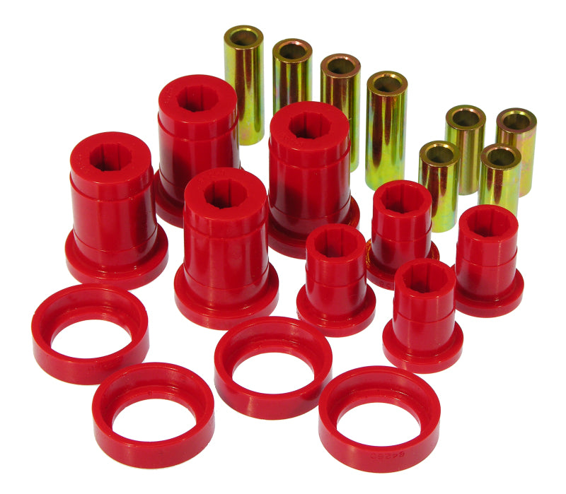 PRO Control Arm Bushings - Red - Prothane 84-88 Pontiac Fiero Front Control Arm Bushings - Red