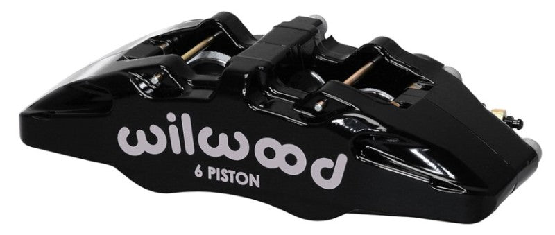 WIL Dynapro Caliper - Wilwood Caliper-Forged Dynapro 6 5.25in Mount-L/H 1.38/1.00/1.00in Pistons .81in Disc