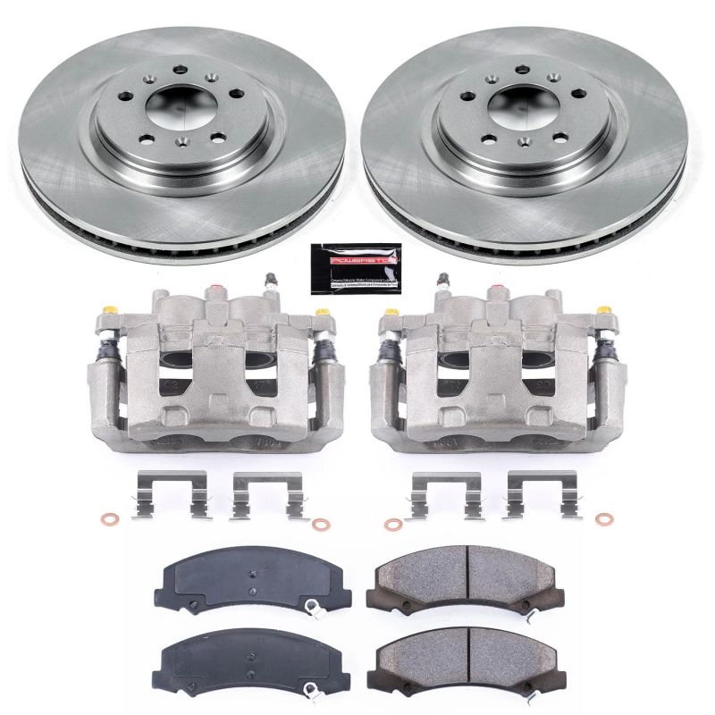 PSB Autospecialty Caliper - Power Stop 14-16 Chevrolet Impala Limited Front Autospecialty Kit w/Cals