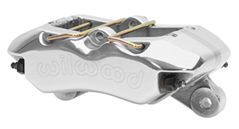 WIL Dynapro Caliper - Wilwood Caliper-Forged Dynapro 5.25in Mount/ 4 - 1.98in Pistons/ .81in x 13.06in. Rotor - Polished