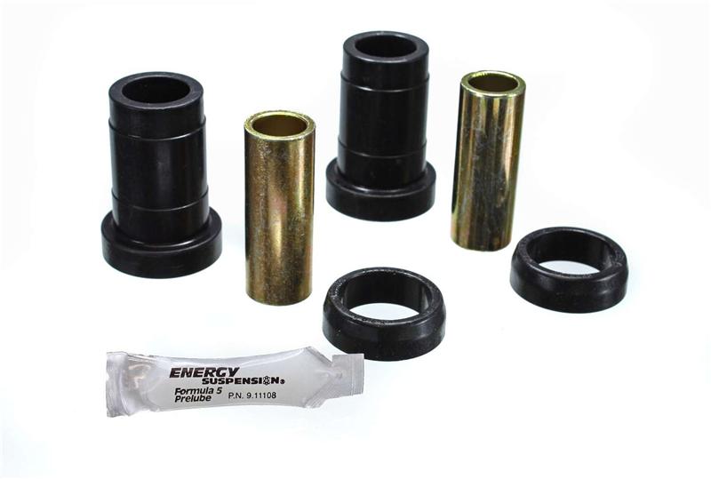 ES Cntrl Arm Bushings - Black - Energy Suspension 63-72 GM C-10/C1500 PU 2WD/67-72 C-20/C2500 Black Rear End Control Arm Bushing Set