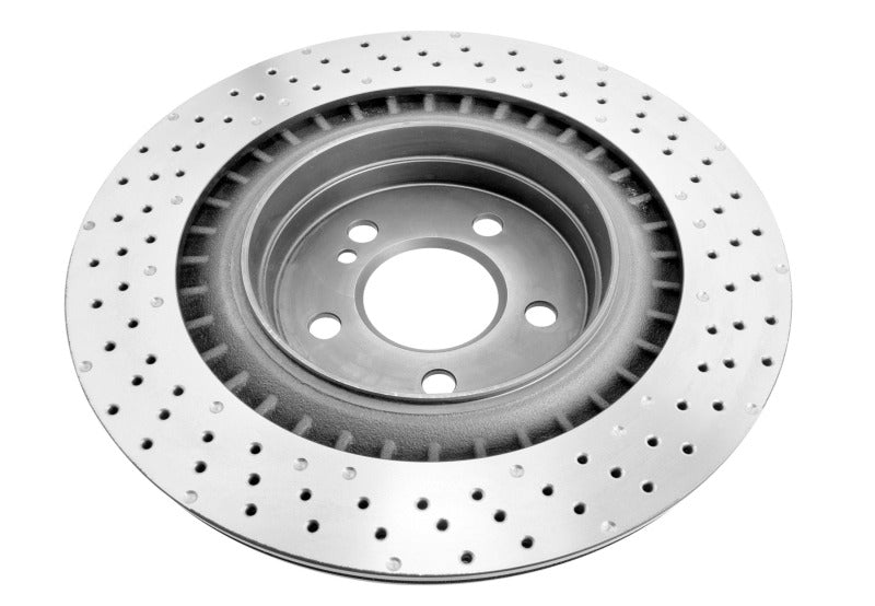 DBA 4000 Series Drilled Rotors - DBA 2008 Mercedes-Benz C63 AMG (w/Iron Rotor) Rear 4000 Series Drilled Rotor