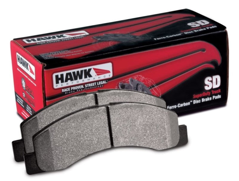 HAWK Super Duty Brake Pad Sets - Hawk 16-17 Toyota Hilux Street Super Duty Front Brake Pads