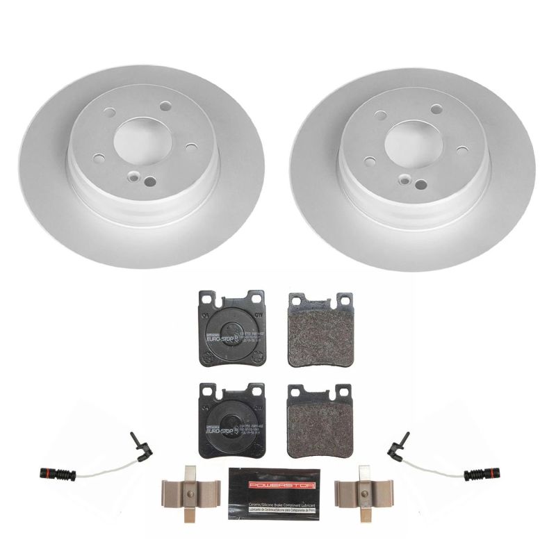 PSB Euro-Stop Kit - Power Stop 98-99 Mercedes-Benz CLK320 Rear Euro-Stop Brake Kit