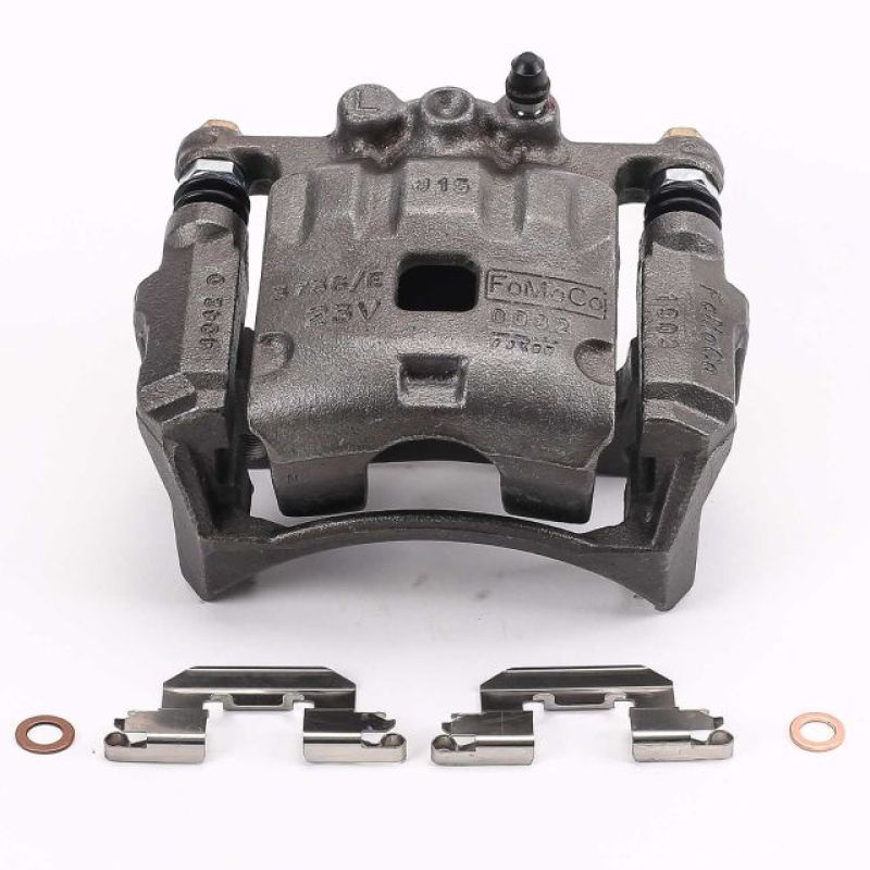 PSB Autospecialty Caliper - Power Stop 11-17 Ford Fiesta Front Left Autospecialty Caliper w/Bracket