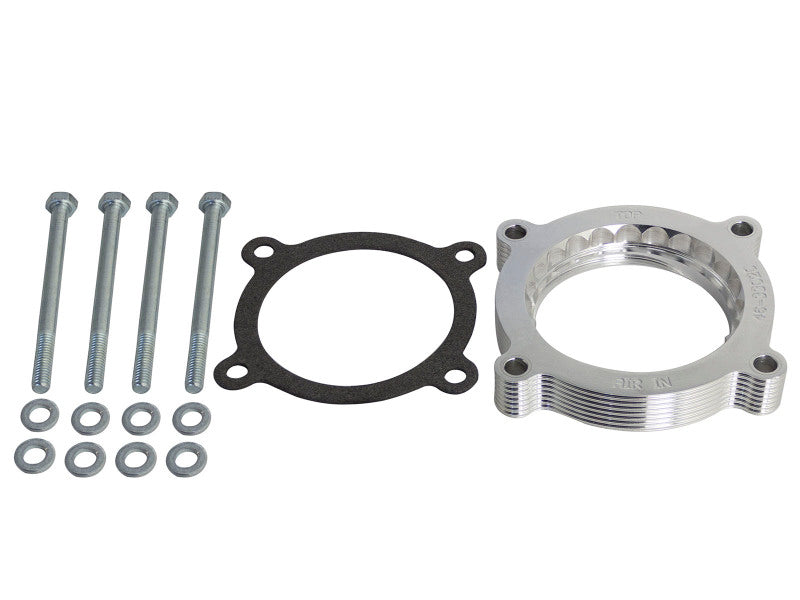 AFE Silver Bullet TBS CARB Approved - aFe Silver Bullet Throttle Body Spacers 15-16 Ford Mustang GT V8-5.0L