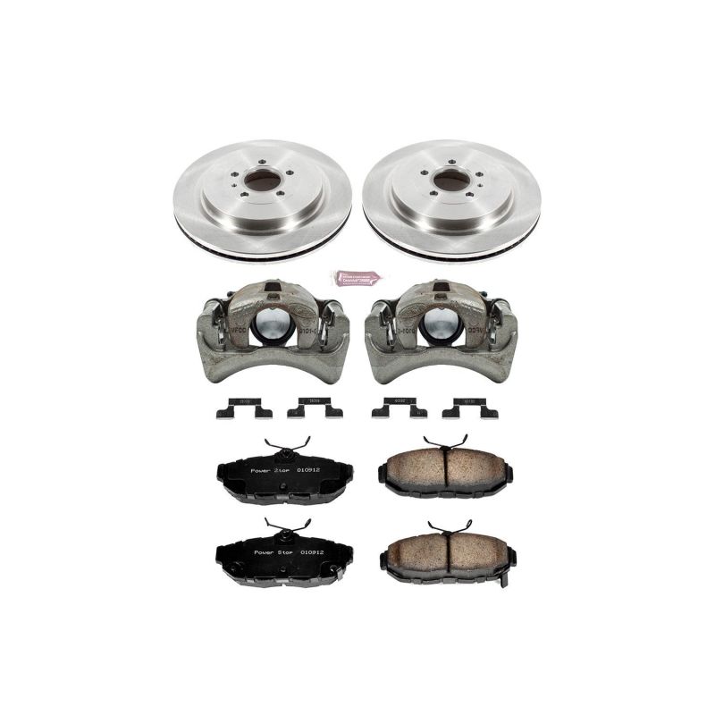 PSB Autospecialty Kit w/Cals - Power Stop 13-14 Ford Mustang Rear Autospecialty Brake Kit w/Calipers