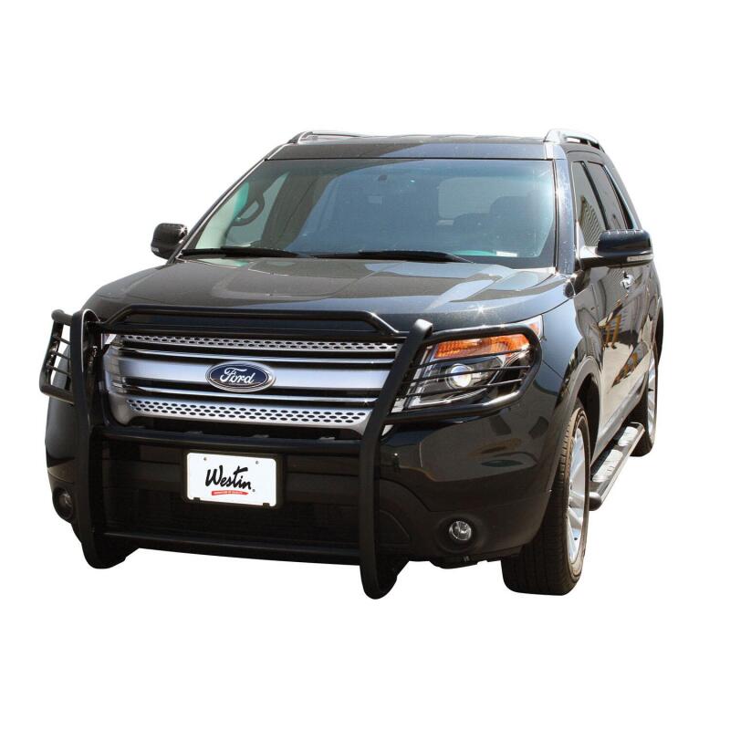 WES Sportsman Grille Guards - Westin 2011-2015 Ford Explorer Sportsman Grille Guard - Black