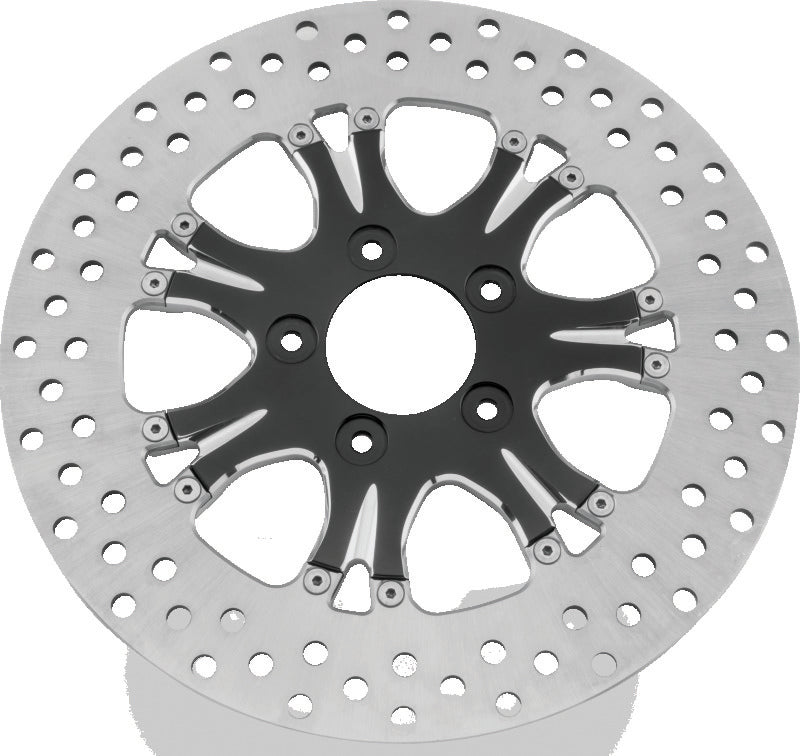 PFM Brake Rotors - Performance Machine Disc/Carr 11.8 Heathen Front Left - Contrast Cut Platinum