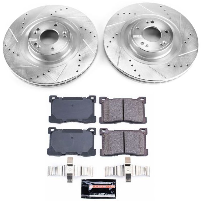 PSB Z23 Evolution Kit - Power Stop 12-16 Hyundai Equus Front Z23 Evolution Sport Brake Kit