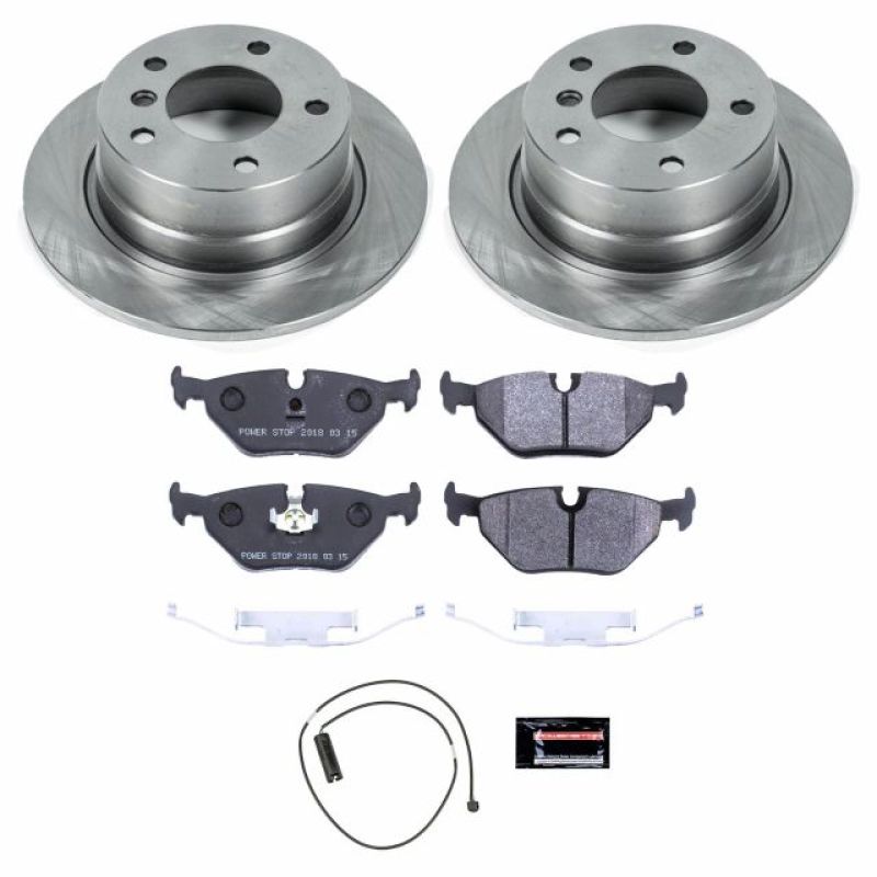 PSB Track Day Kit - Power Stop 95-99 BMW 318ti Rear Track Day Brake Kit