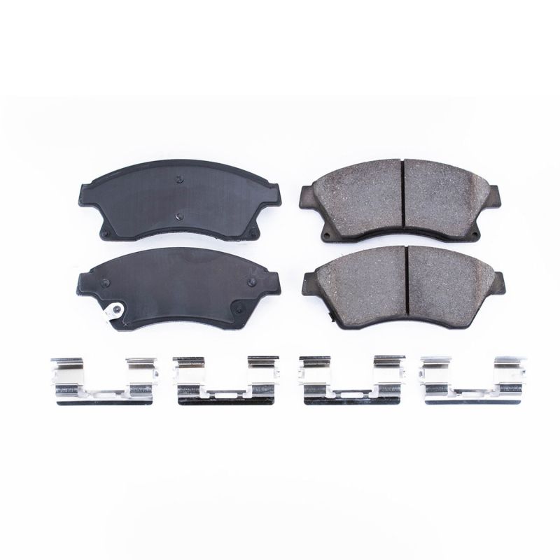 PSB Z17 Evolution Brake Pads - Power Stop 11-15 Chevrolet Cruze Front Z17 Evolution Ceramic Brake Pads w/Hardware
