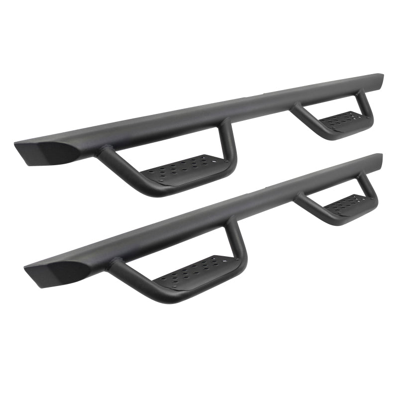 GOR Dom Extreme D2 - Go Rhino Dominator Xtreme D2 Side Steps 80in. Cab Length - Tex. Blk (No Drill/Mounting Brkt Req.)