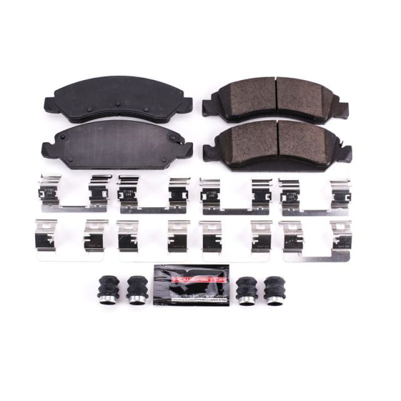 PSB Z23 Evolution Brake Pads - Power Stop 2008 Chevrolet Avalanche Front Z23 Evolution Sport Brake Pads w/Hardware