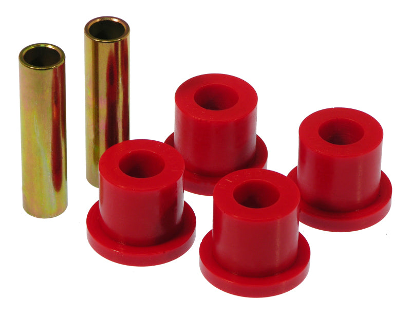 PRO Spring/Shackle Bush- Red - Prothane 88-98 GM 2/4wd Rear Frame Shackle Bushings - Red