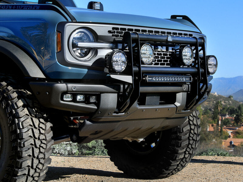 AFE Bumpers - aFe 21-25 Ford Bronco Terra Guard Bull Bar w/ RIGID Lights