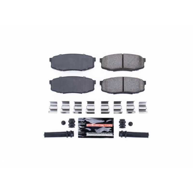 PSB Z23 Evolution Brake Pads - Power Stop 08-11 Lexus LX570 Rear Z23 Evolution Sport Brake Pads w/Hardware