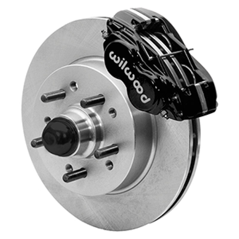 WIL Dynalite Brake Kit - Wilwood 55-57 Chevy Bel Air Dynalite 4 Classic Kit, 5x4.75in Hub